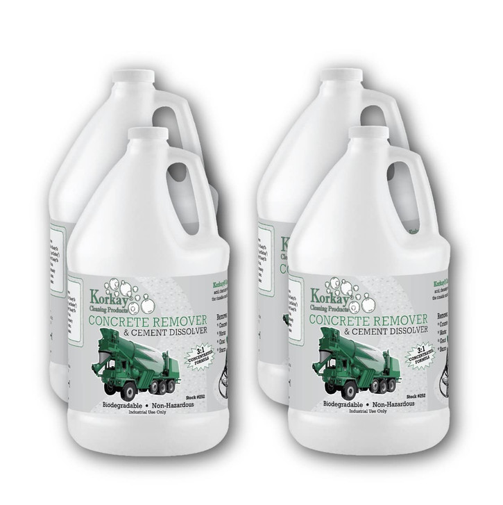 Effective Concrete Removal for Trucks, Tools & Other Surfaces with Korkay Concrete Remover!