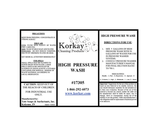 Korkay Hi Pressure Wash