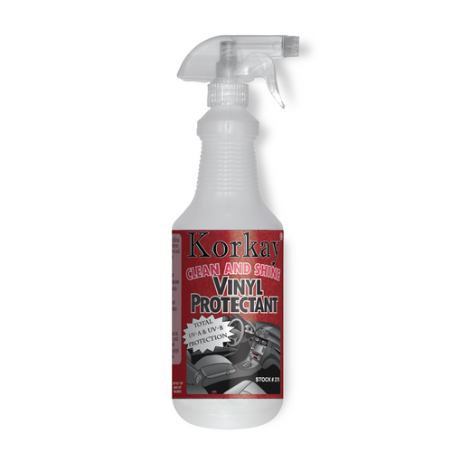 Korkay Clean and Shine Vinyl Protectant - Cleaning Solutions