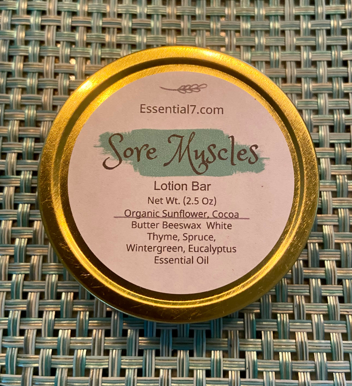 Sore Muscles Lotion Bar Essential7
