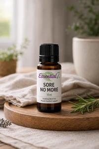 Sore No More essential oil blend for sore muscles and muscle comfort support