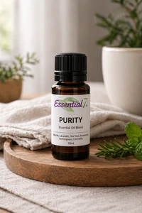 A natural essential oil blend designed to support odor control, freshen air, and provide a clean, balanced environment.