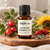 Essential7 Rosehip Herbal Oil in an amber glass bottle, surrounded by wild red rosehips and sunflowers. Handcrafted botanical infusion in organic sunflower oil.