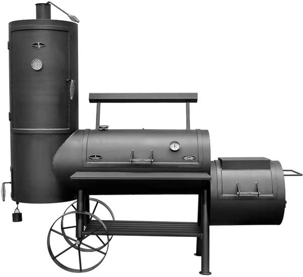 The Sunterra Outdoor, BBQ Pit Boy, Big Ben wood and charcoal burning BBQ  smoker