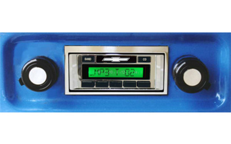 1967-1972 Chevrolet Truck AM/FM Radio 300 Watts w/iPod Dock CD Controller 1967-1972 Chevrolet Truck AM/FM Radio 300 Watts w/iPod Dock CD Controller