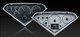 Copy of 1955-1959 Chevrolet Truck Dakota Digital HDX Analog & Digital Instrument System Silver Face
