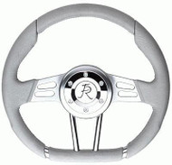 "D-Wheel" Steering Wheel by Flaming River Light Gray