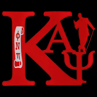 G1655-KAPPA ALPHA PSI 10 1_2″W Tackle Twill Swag Emblem W_Heat Seal Backing 795