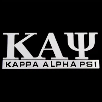 G1485 KAPPA ALPHA PSI CHROME CUT OUT CAR EMBLEM 325