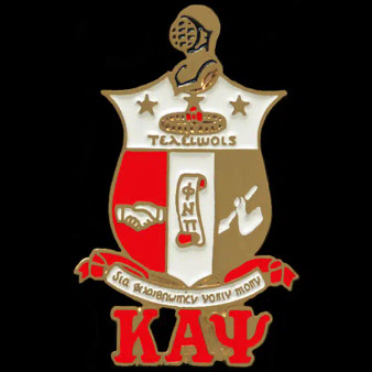 G456-KAPPA ALPHA PSI 1 INCH SHIELD FLAT CRAFT W ADHESIVE FOR APPLICATION 135