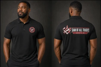 Sam Of All Trades Merch Polo