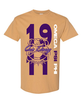 Deference Clothing® Omega Psi Phi Clothing® Chapter 1 19-Mascot T-Shirt