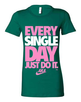 Deference Clothing® compatible with Alpha Kappa Alpha Clothing® Chapter 41 Just Do It T-Shirt Deference Clothing® compatible with Alpha Kappa Alpha Clothing® Chapter 41 Just Do It T-Shirt