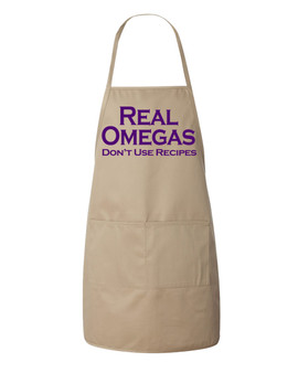 Deference Clothing® compatible with Omega Psi Phi Clothing® Chapter 55 Apron Real