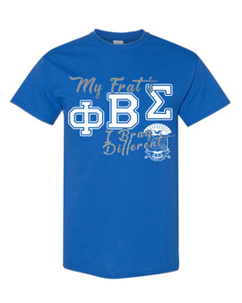 Deference Clothing® compatible with Phi Beta Sigma Clothing® Chapter 64 Brag Different T-Shirt