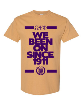 Deference Clothing® compatible with Omega Psi Phi Clothing® Chapter 72 Been On T-Shirt