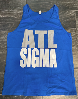 Ships Out Today!!! Phi Beta Sigma ATL Sigma Tank Top