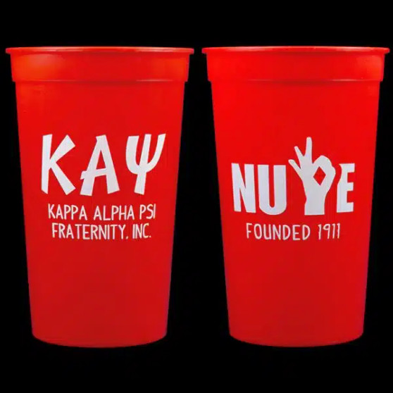 G1525-KAPPA ALPHA PSI 22 OZ PLASTIC STADIUM CUPS 10 PER PACK 750