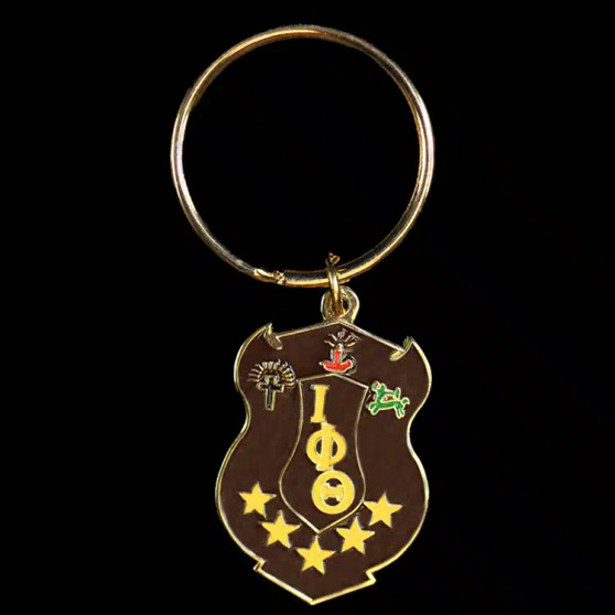 Deference Clothing® 63 G828-IOTA PHI THETA-IPT Shield Key Chain