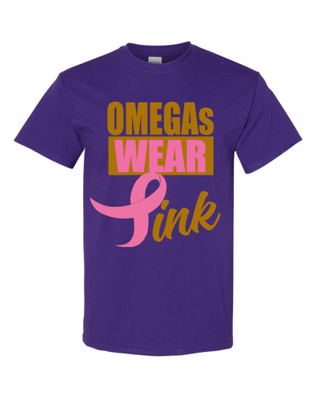 Deference Clothing® compatible with Omega Psi Phi Clothing® Chapter 11 Breast Cancer