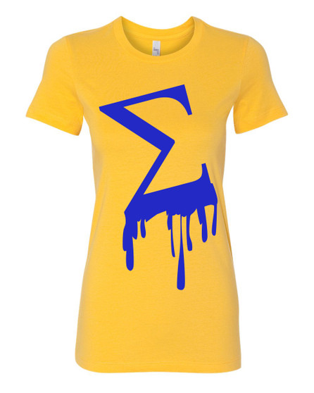 Deference Clothing® compatible with Sigma Gamma Rho Clothing® Chapter 68 Bleeding T-Shirt