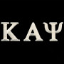 G1712-KAPPA ALPHA PSI WHITE LETTER SETS 1 INCH EMBLEM W_HEAT SEAL BACKING 200