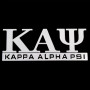 G1485 KAPPA ALPHA PSI CHROME CUT OUT CAR EMBLEM 325