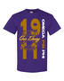 Deference Clothing® Omega Psi Phi Clothing® Chapter 1 19-Mascot T-Shirt