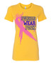 Deference Clothing® compatible with Sigma Gamma Rho Clothing® Chapter 34 Wears Pink-Breast Cancer T-Shirt