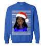 Deference Clothing® compatible with Zeta Phi Beta Clothing® Chapter 40 Ugly X-Mas Sweatshirt