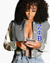 Deference Clothing® compatible with Zeta Phi Beta Clothing® Chapter 54 Women's Baseball Jacket Letters