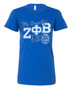 Deference Clothing® compatible with Zeta Phi Beta Clothing® Chapter 64 Brag Different T-Shirt