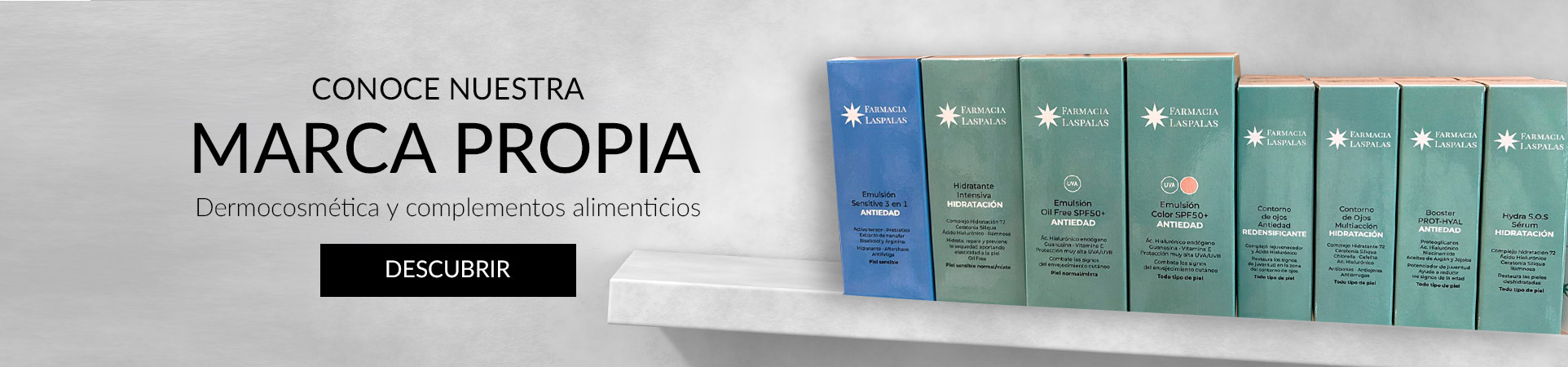 Marca propia en Farmacia Laspalas