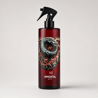 Immortal NYC Venom cologne, 16.9 oz, red bottle, dragon label