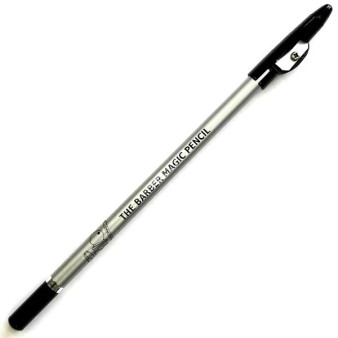 Barber Magic Pencil standard silver version with built-in cap sharpener – precision hairline and beard outlining tool at Weiss Barber Supply.