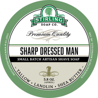 Stirling Shave Soap - Sharp Dressed Man