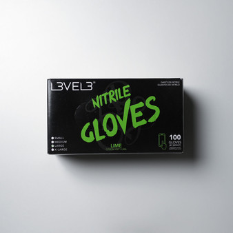 L3VEL3 Nitrile Gloves - Lime