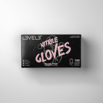 L3VEL3 Nitrile Gloves - Pearl Pink