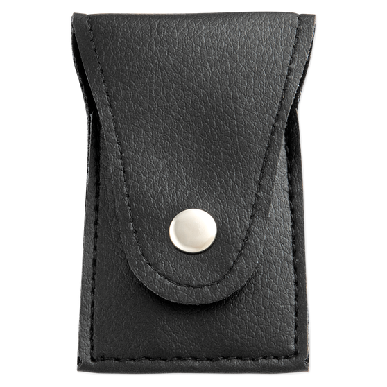 Snap pouch for Satin Edge Mini Tweezer Set – convenient travel storage for precision tweezers.