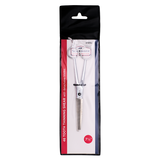 Scalpmaster 7-1/4" Ice-Tempered Thinning Shear 46 Tooth