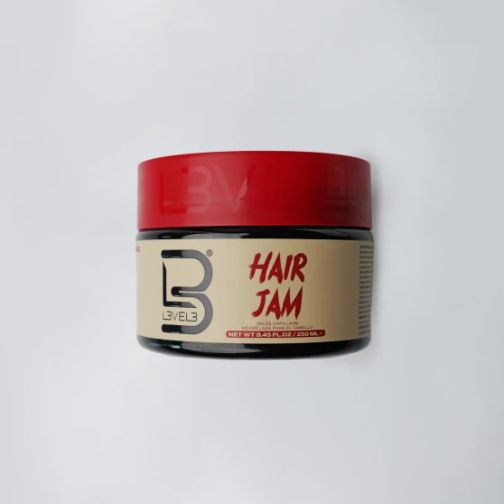 L3VEL3 Hair Braiding Jam – professional hold for clean parts, smooth braids, and frizz control at Weiss Barber Supply