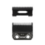 StyleCraft Replacement ECHO Fixed Black Diamond DLC Blade and Deep Tooth Cutter set (SC545BL) for professional hair clippers.