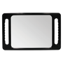 Soft 'n Style Rectangular Mirror with double handles – large handheld salon mirror for client viewing at Weiss Barber Supply.