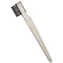 Satin Edge 2159 Slant Tip Tweezer with Brow Brush – precision plucking and grooming tool for brows and lashes at Weiss Barber Supply.