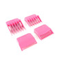 Stylecraft Tight Guards 4-Pack – pink magnetic clipper guards for ultra-close cuts & blending at Weiss Barber Supply