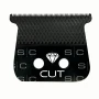 StyleCraft SC541B Diamond Cut wide fixed Black DLC trimmer blade