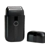 Cocco Veloce Lite Shaver Black/Black Stripe dual foil head with protective cap