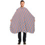 Scalpmaster Modern Striped Cutting Cape