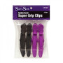 Soft n Style Rubberized Super Grip Clips - 4pk