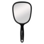 Diane D1015 black single-sided handheld mirror 5x11 for barbers front view